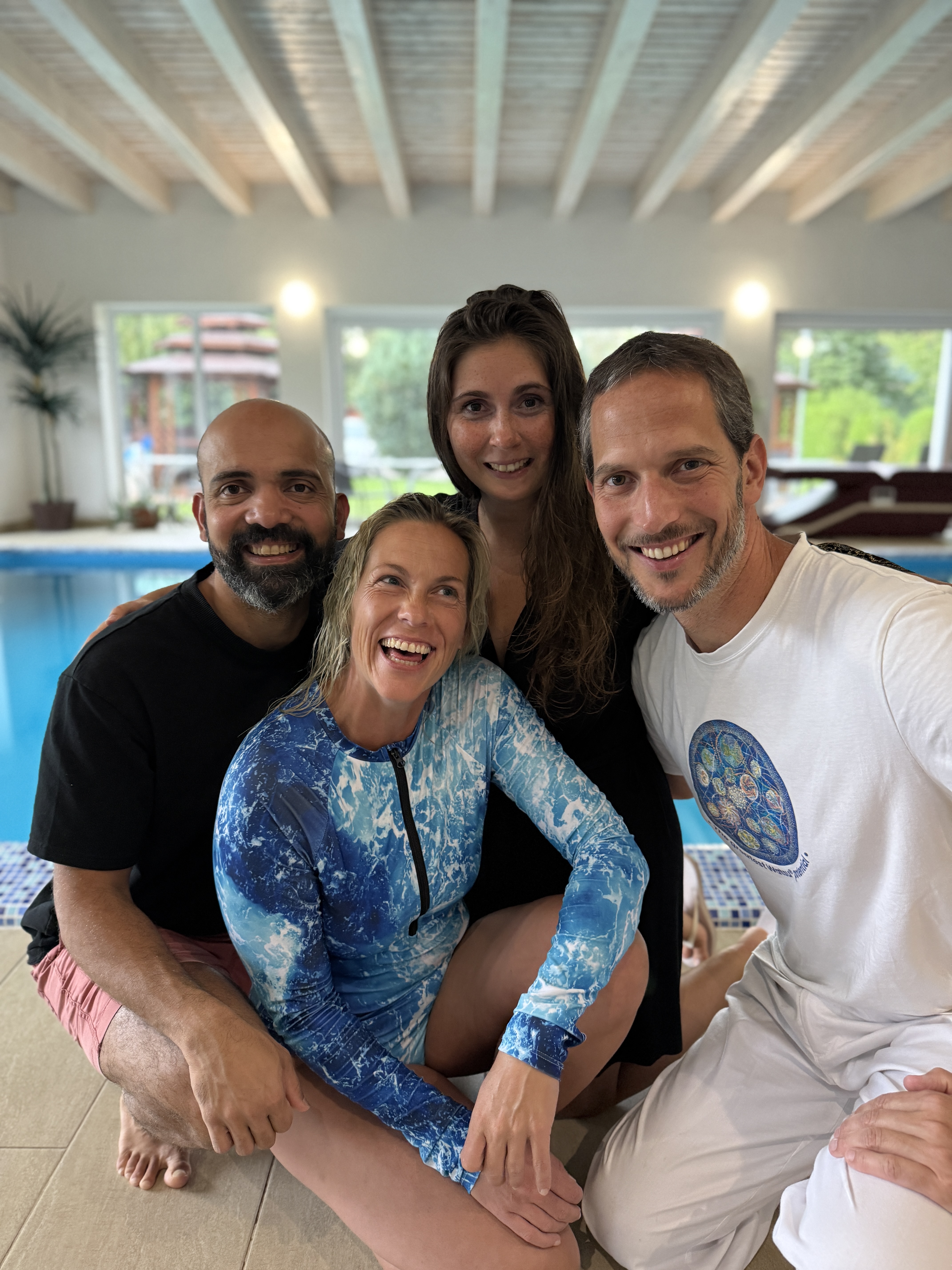 Lektorka a traja asistenti